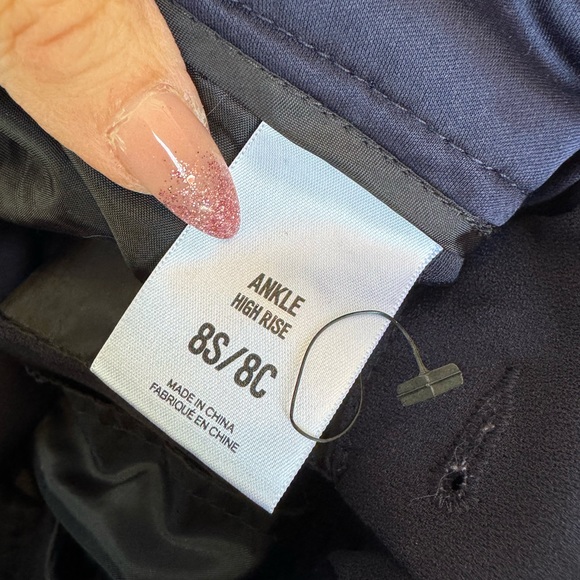 Express Paperbag Ankle Pants 8 - Picture 3 of 6